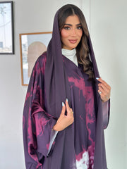 FN030 (Ready to Ship) summery ombre Abaya