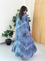 FN028 (Ready to Ship) summery Chiffon Abaya